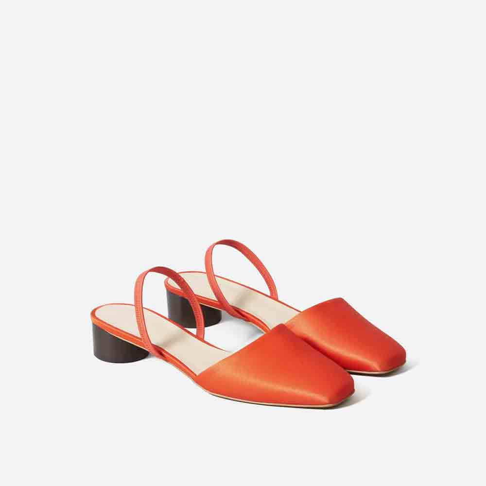 Tapered Square Toe Slingback